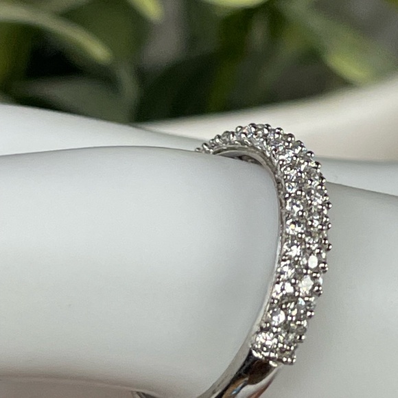 1/2CT Sapphire ring Silver .925 - Picture 4 of 10